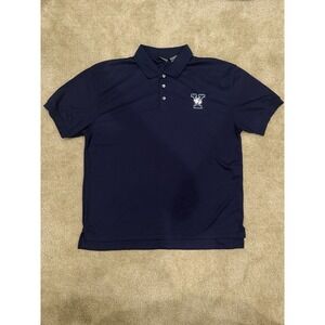 VTG 90s Yale University Polo Shirt by Starter Ivy League Bulldogs • XL
